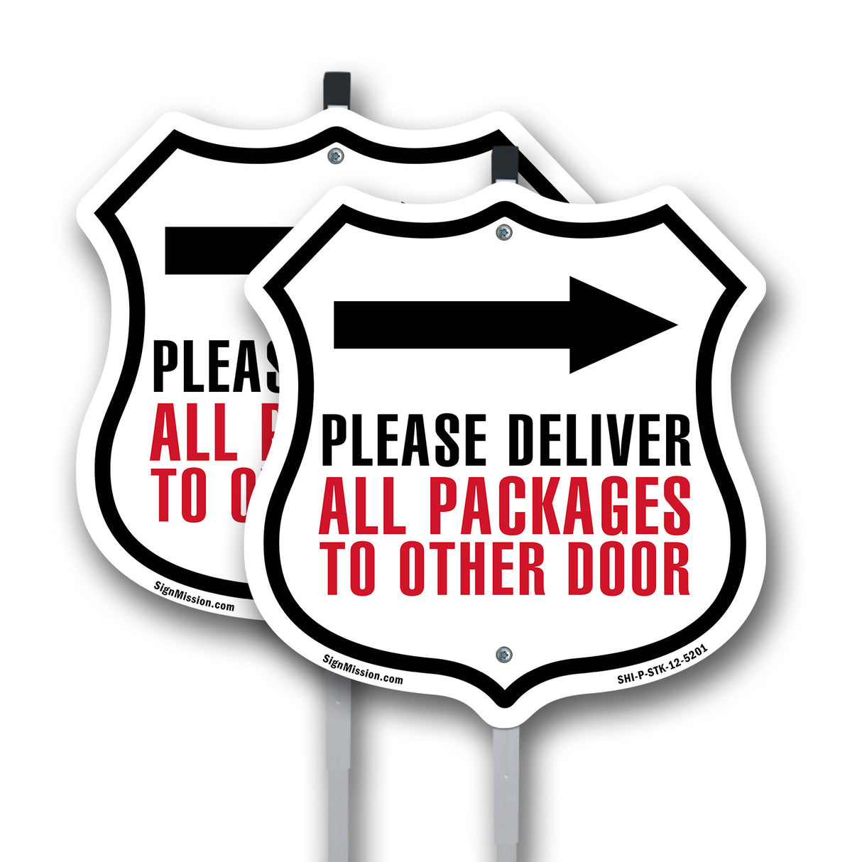 Please Deliver All Packages To Other Door Right