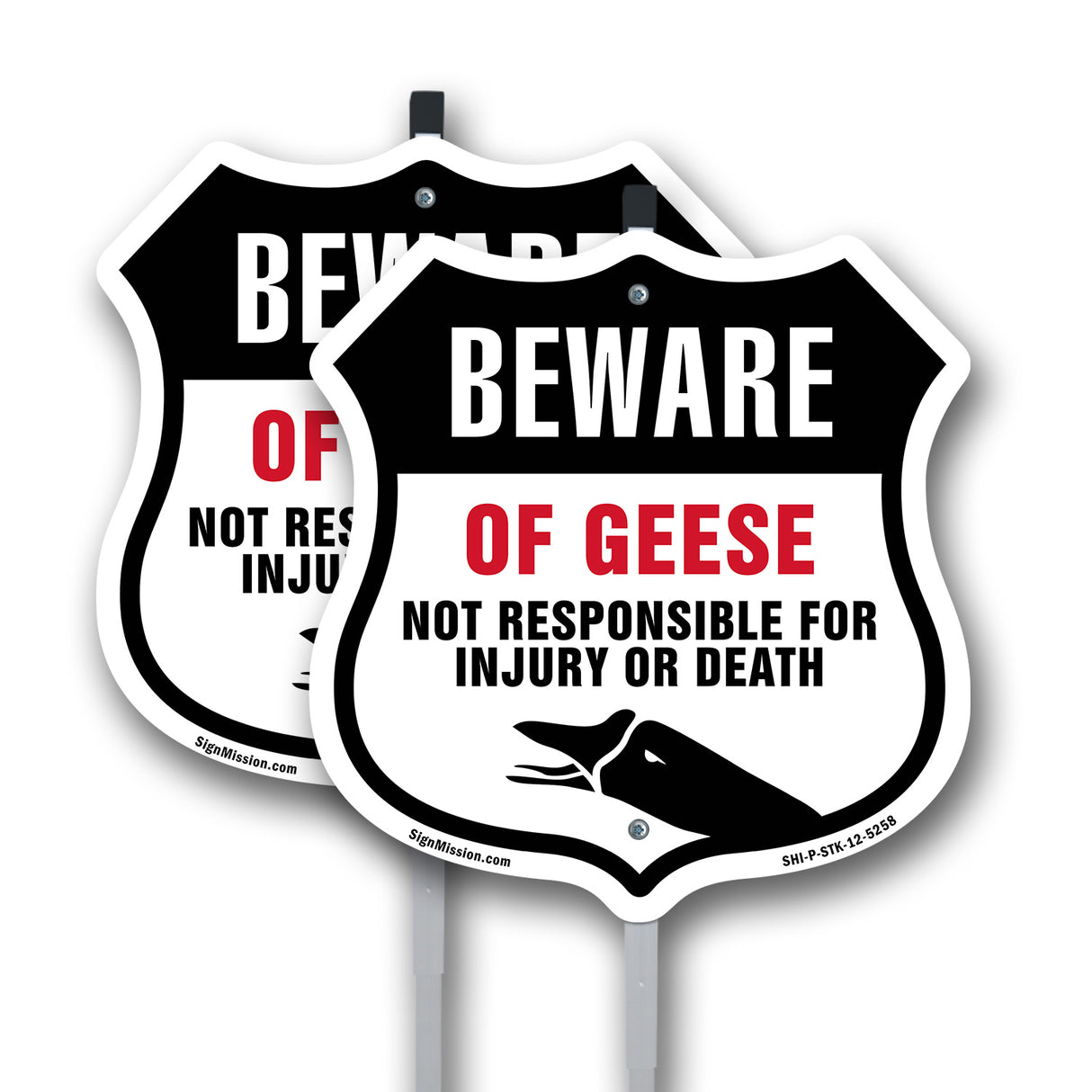 Beware Of Geese Not Responsible For Injury Or Death