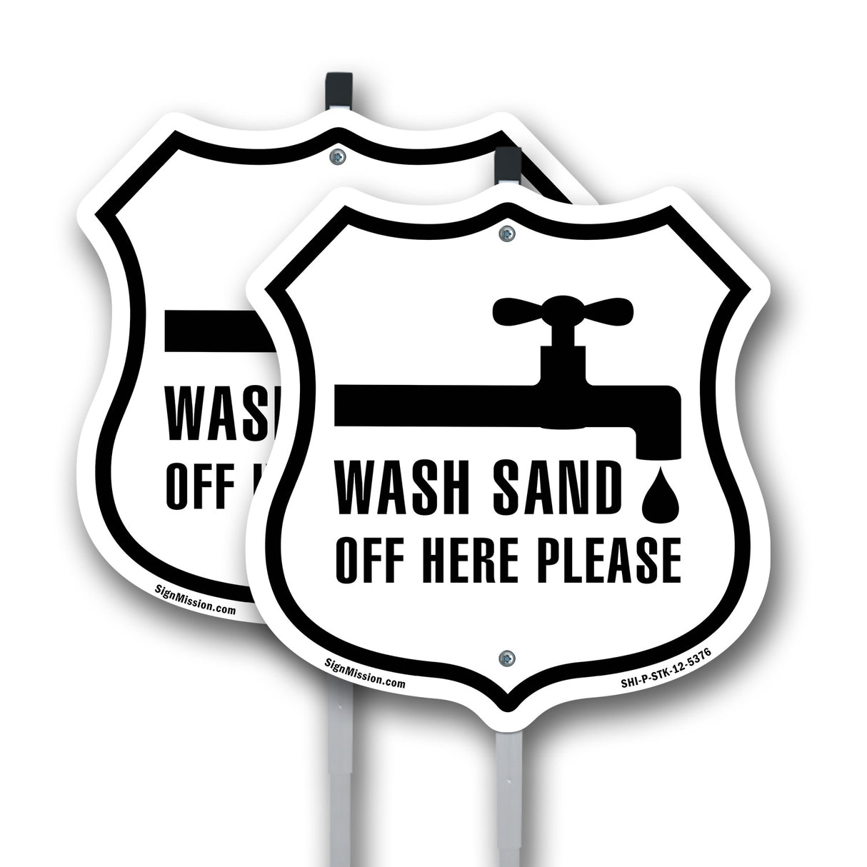 Wash Sand Off Here Please