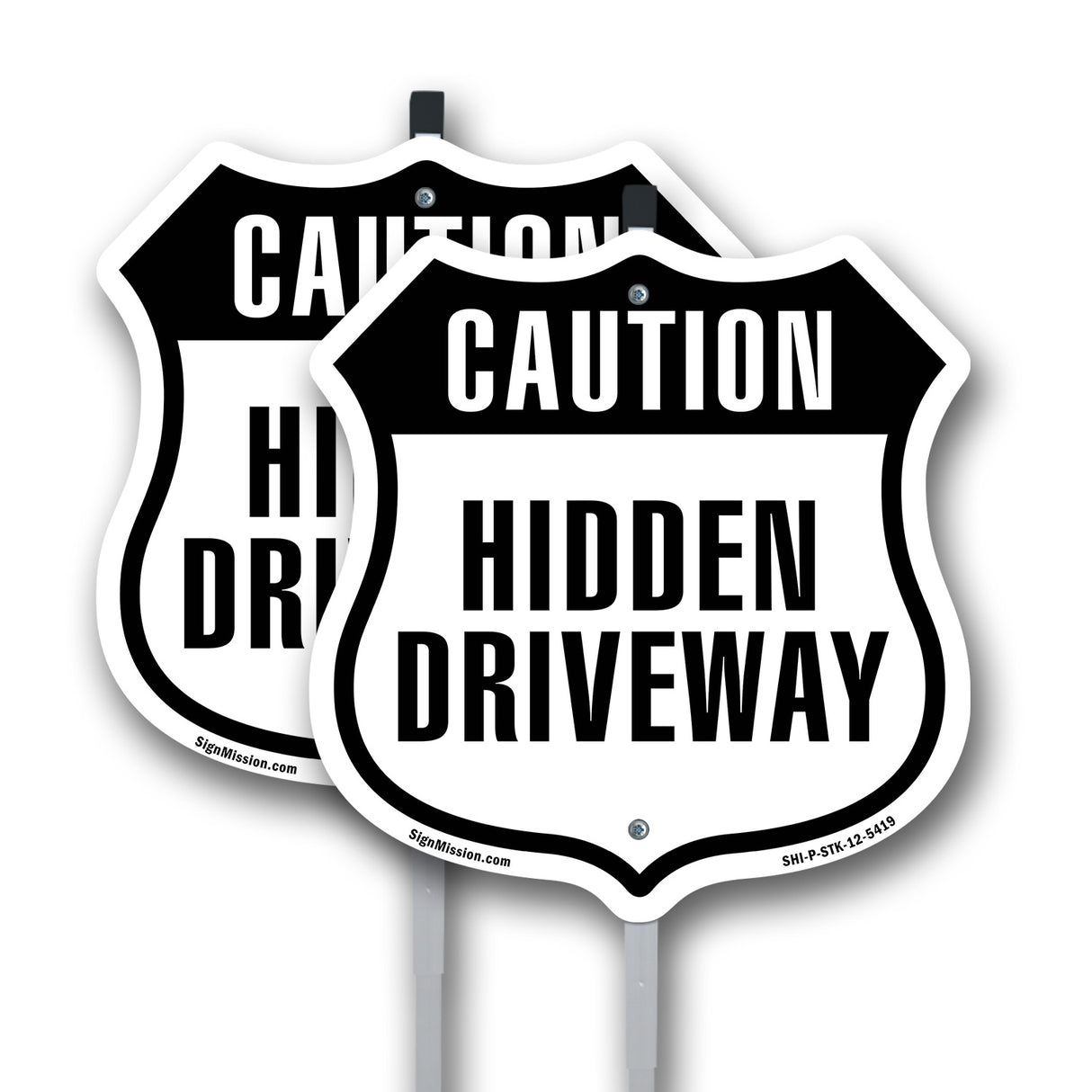 Caution Hidden Driveway