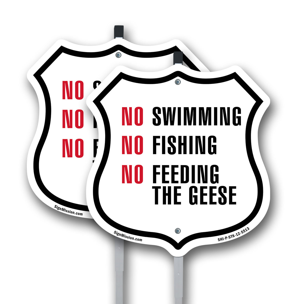 No Swimming No Fishing No Feeding The Geese