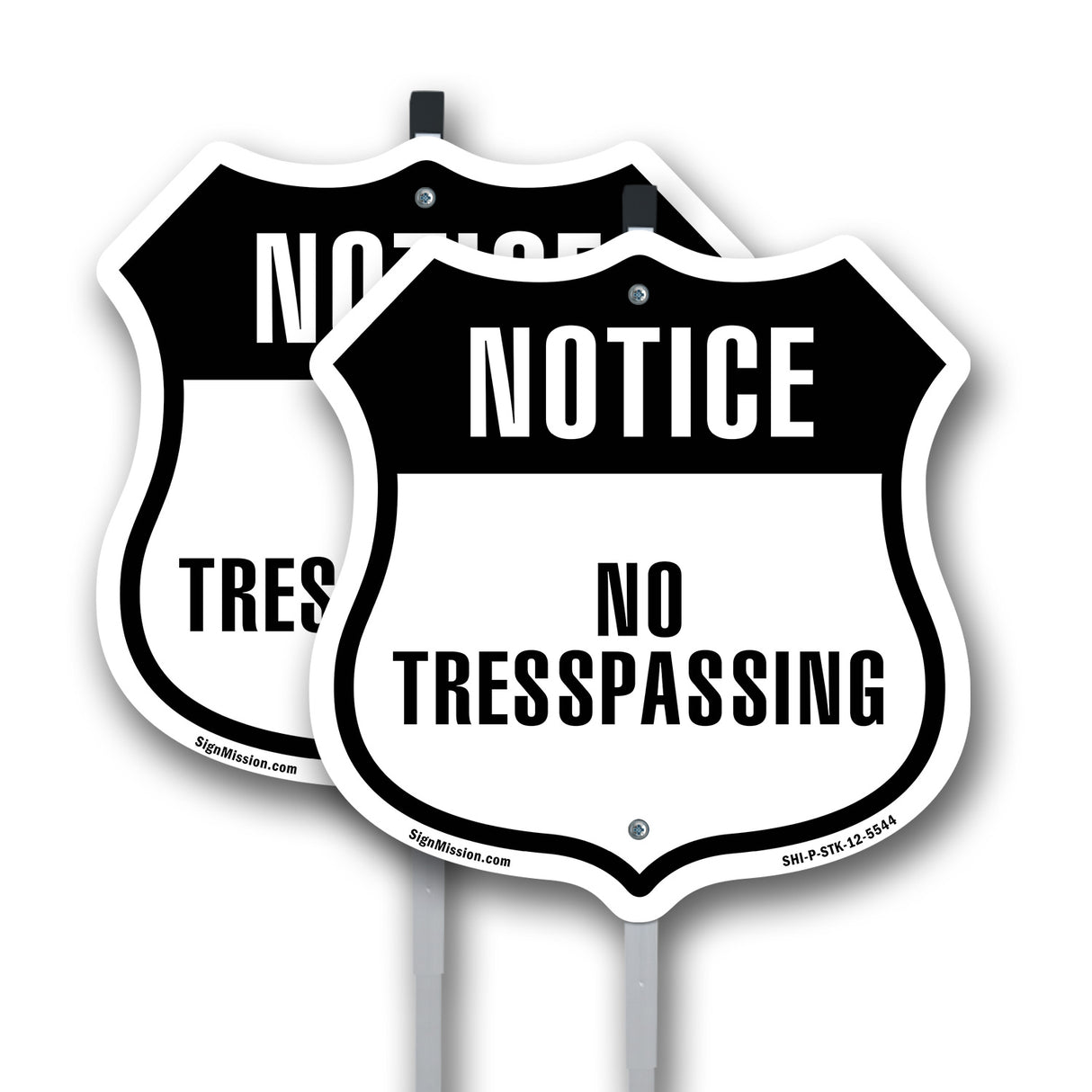 Notice No Trespassing