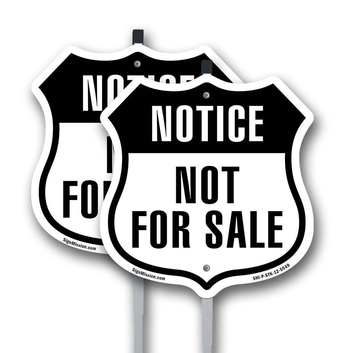 Notice Not For Sale