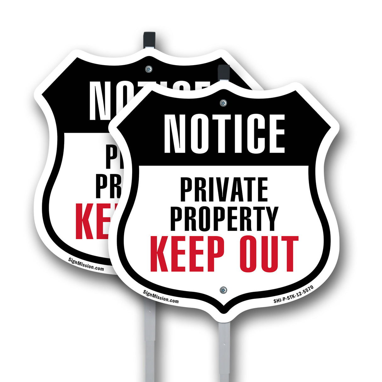 Notice Private Property Keep Out