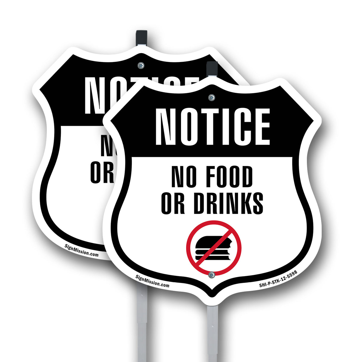 Notice No Food Or Drinks