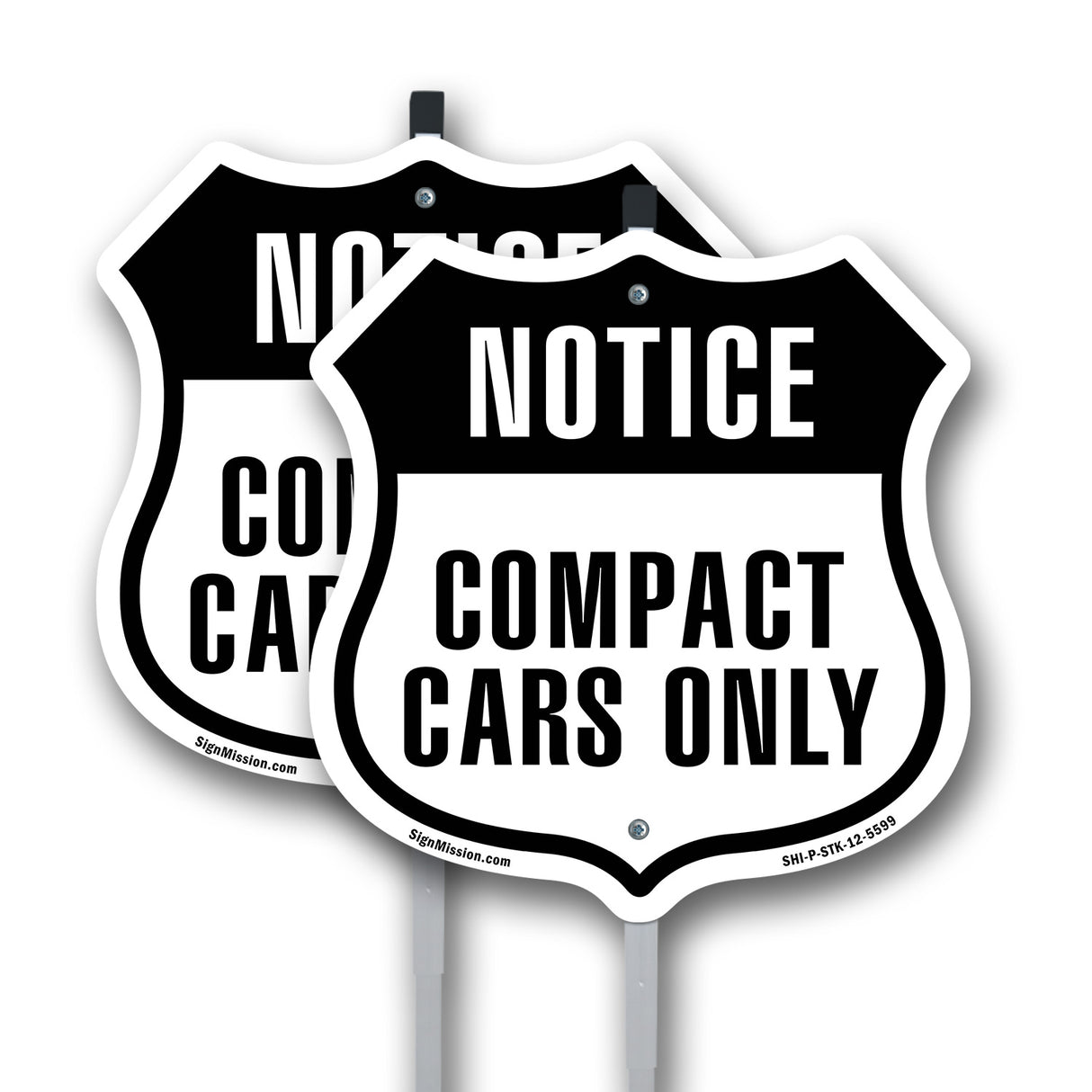 Notice Compact Cars Only