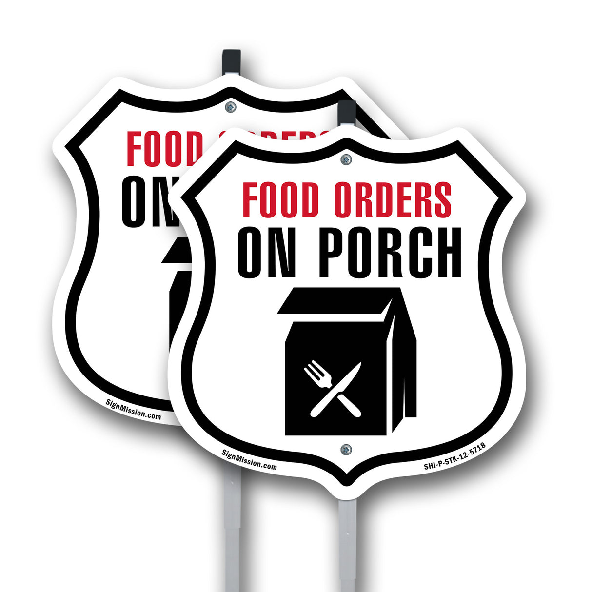 Food Orders on Porch