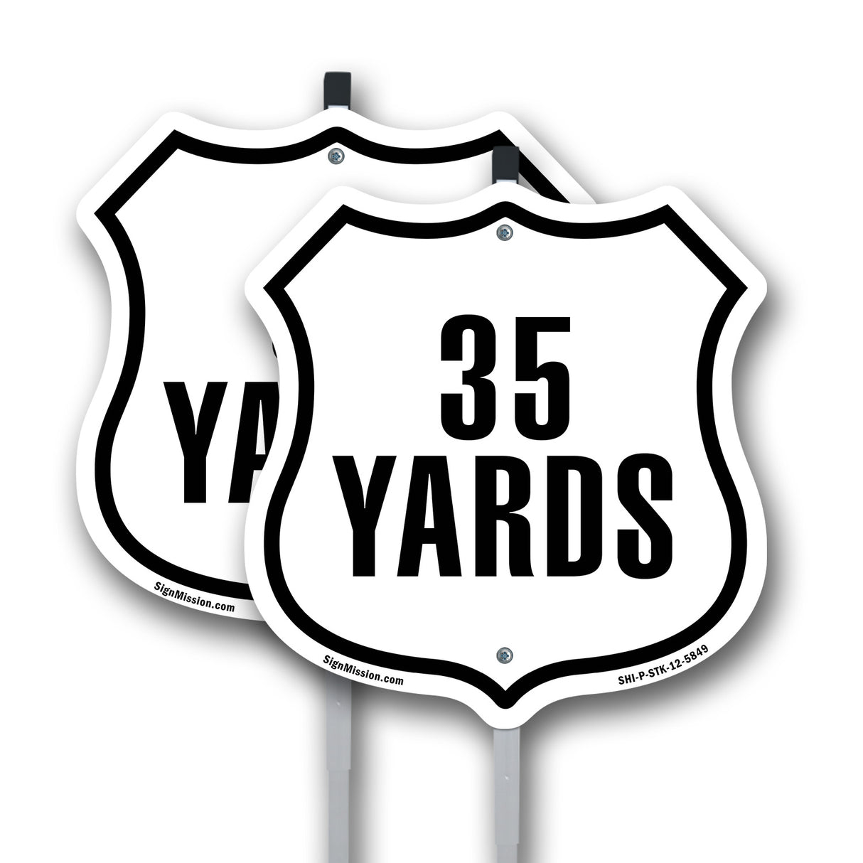 35 Yards Golf Course Running Race 5k Marathon Distance Marker
