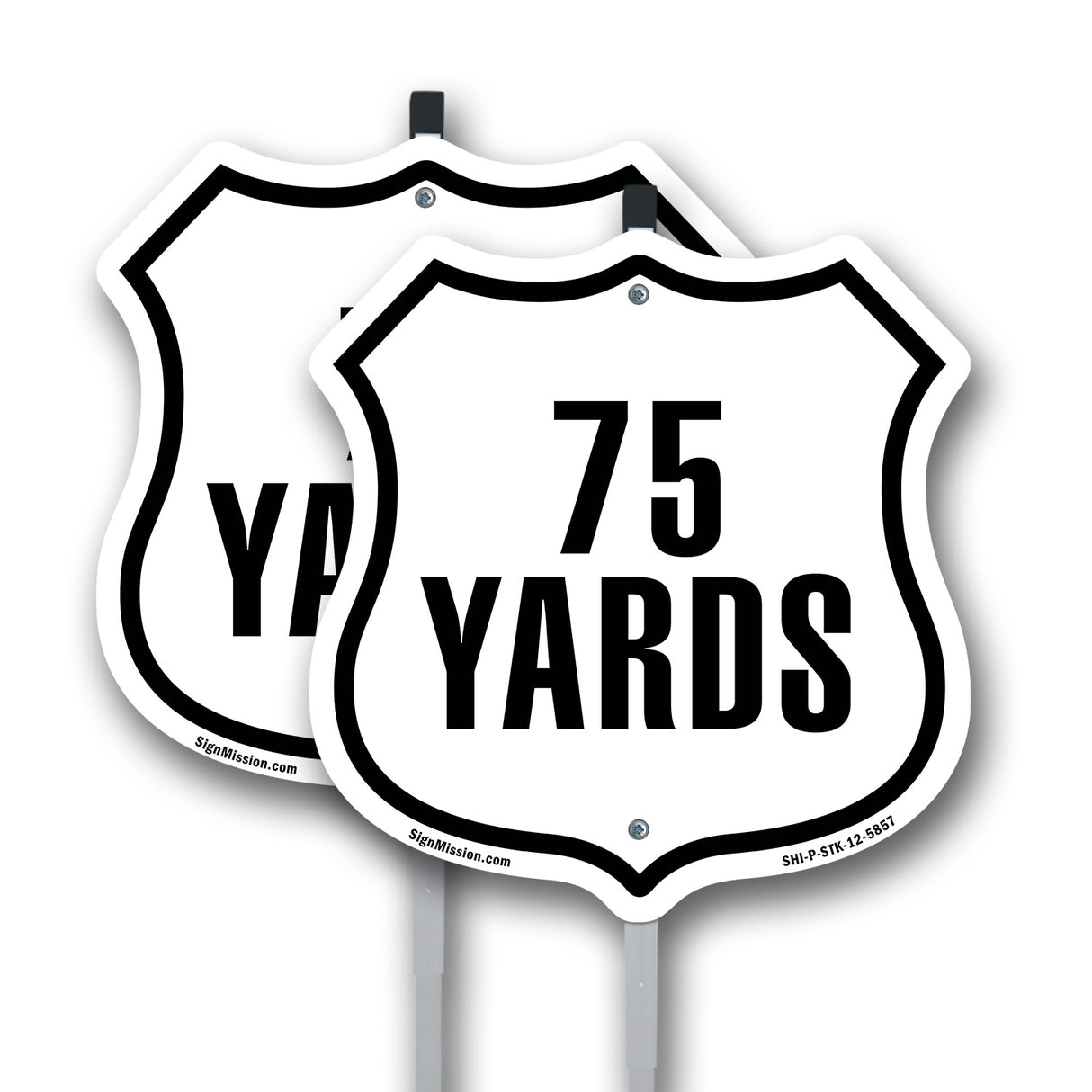 75 Yards Golf Course Running Race 5k Marathon Distance Marker