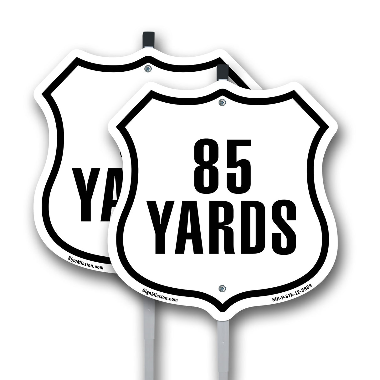 85 Yards Golf Course Running Race 5k Marathon Distance Marker