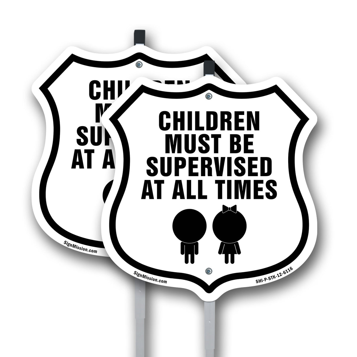 Children Must Be Supervised at All Times