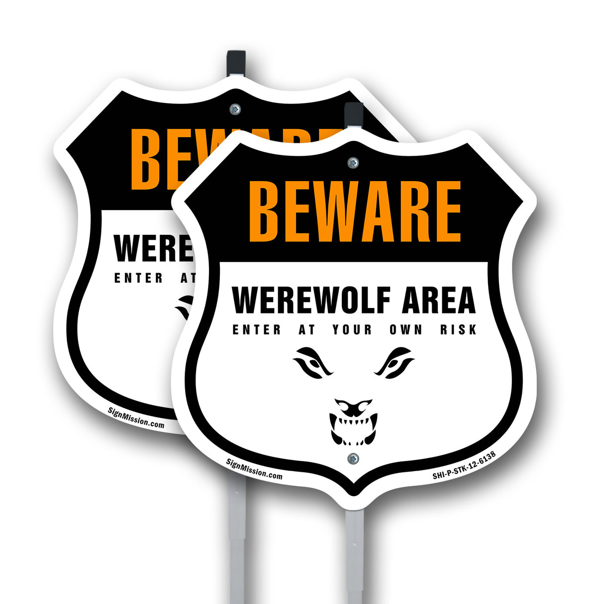Beware Werewolf Area Enter At Your Own Risk