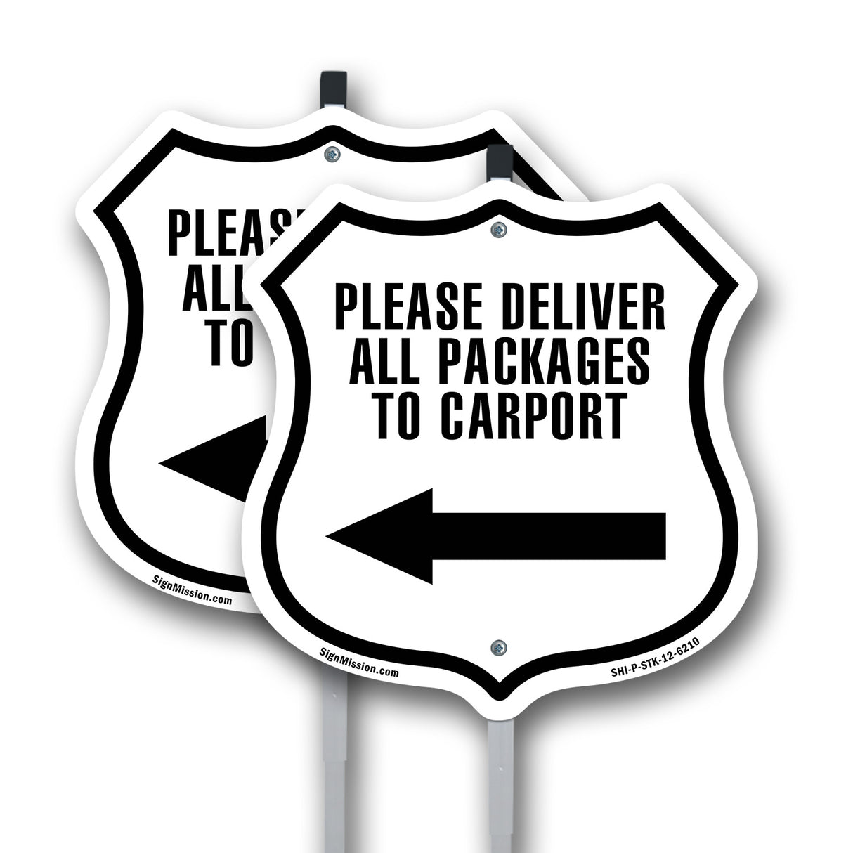 Please Deliver All Packages To Carport Left