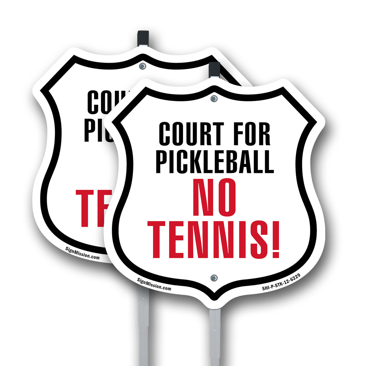 Court for Pickleball No Tennis