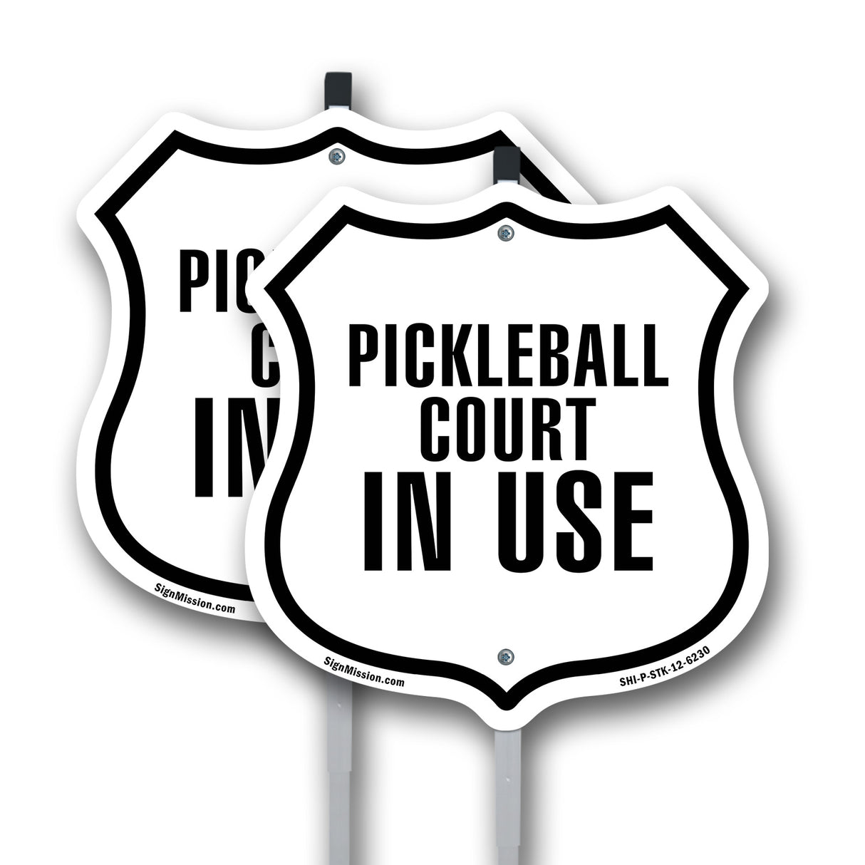 Pickleball court in Use