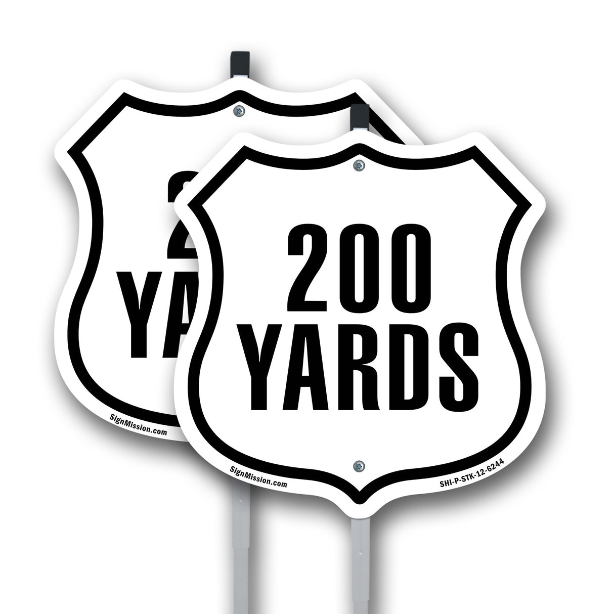 200 Yards Golf Course Running Race 5k Marathon Distance Marker
