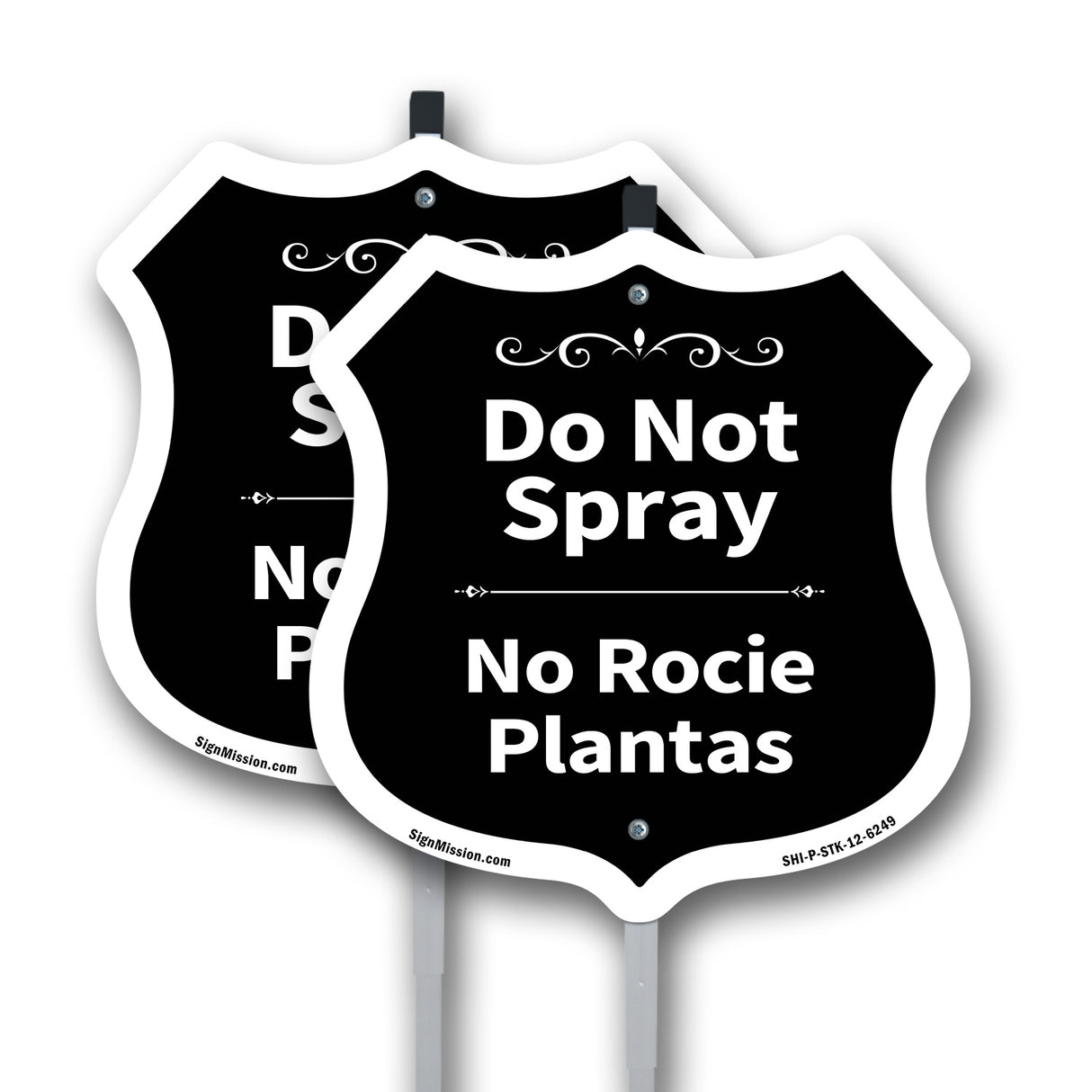 Do Not Spray Bilingual English / Spanish