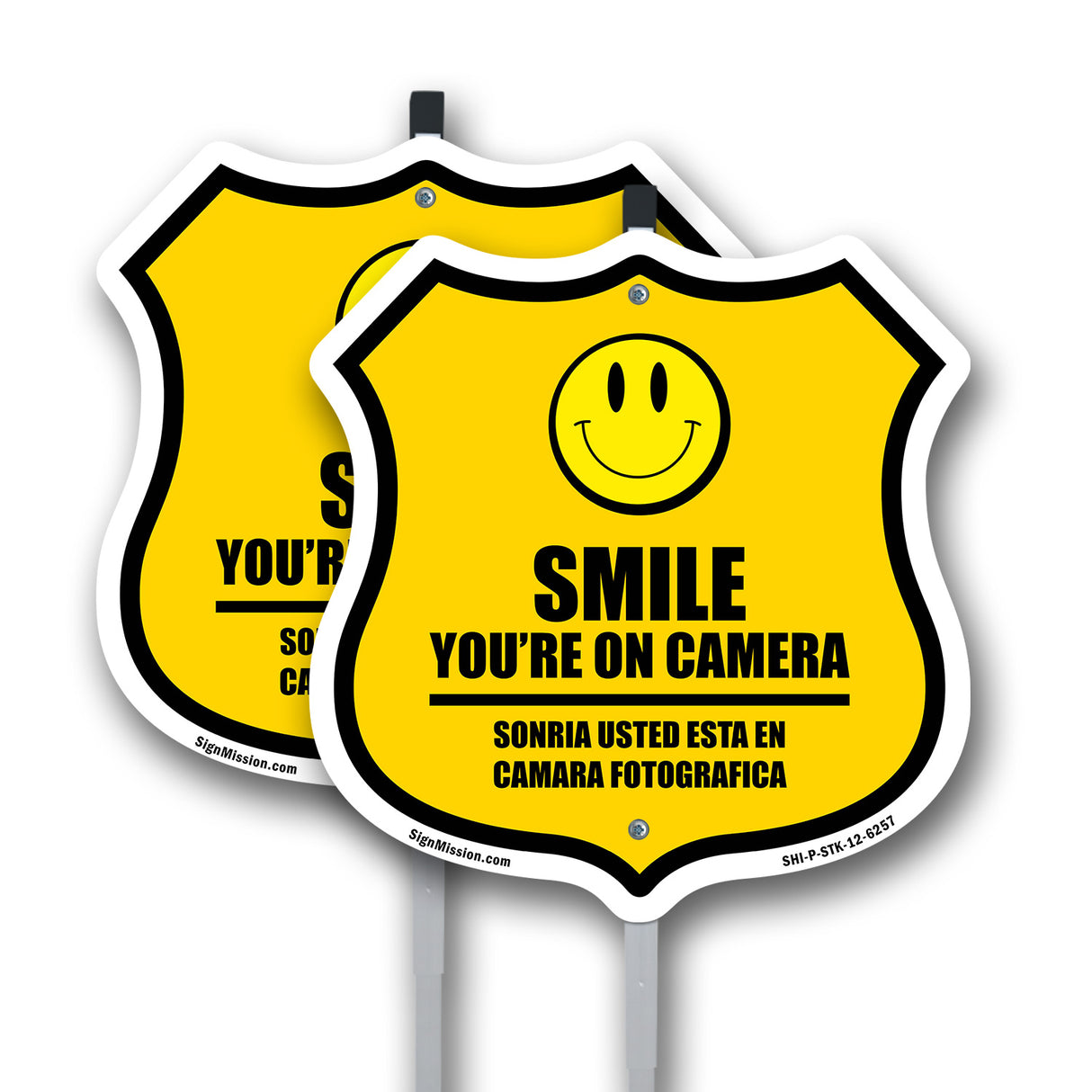 Smile You're On Camera Bilingual English / Spanish