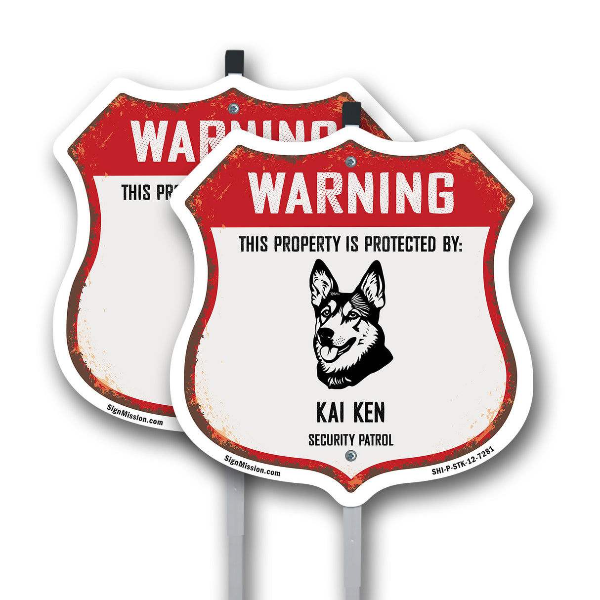 Warning This Property is Protected by Kai Ken