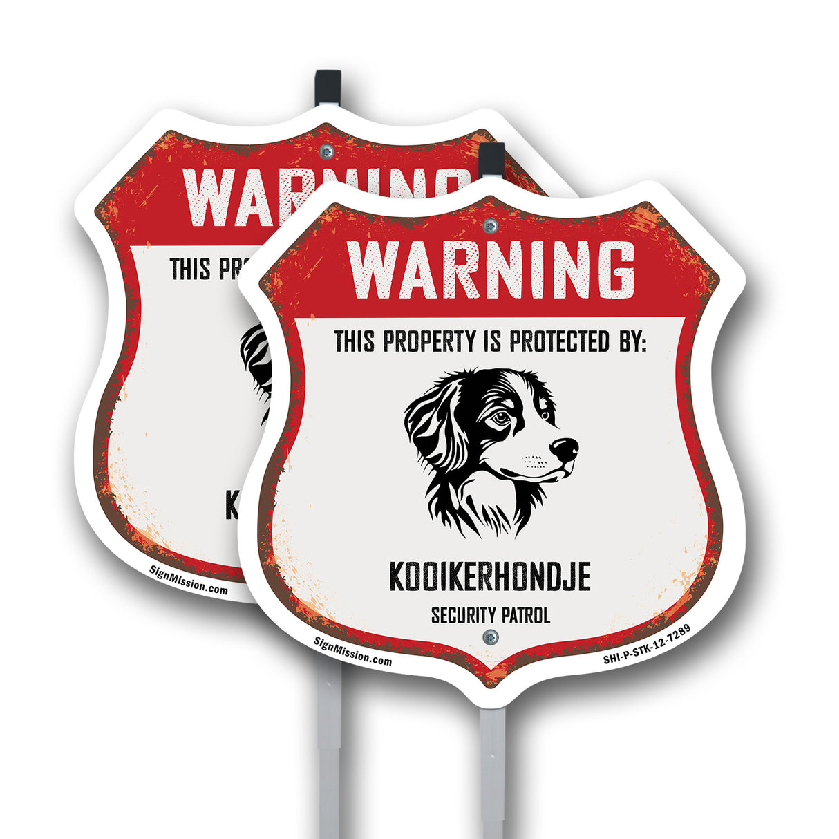 Warning This Property is Protected by Kooikerhondje