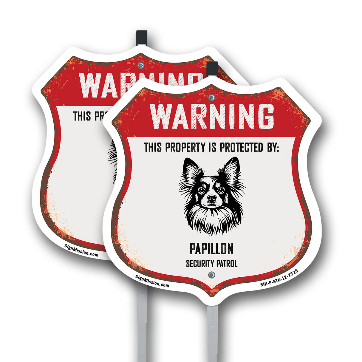Warning This Property is Protected by Papillon