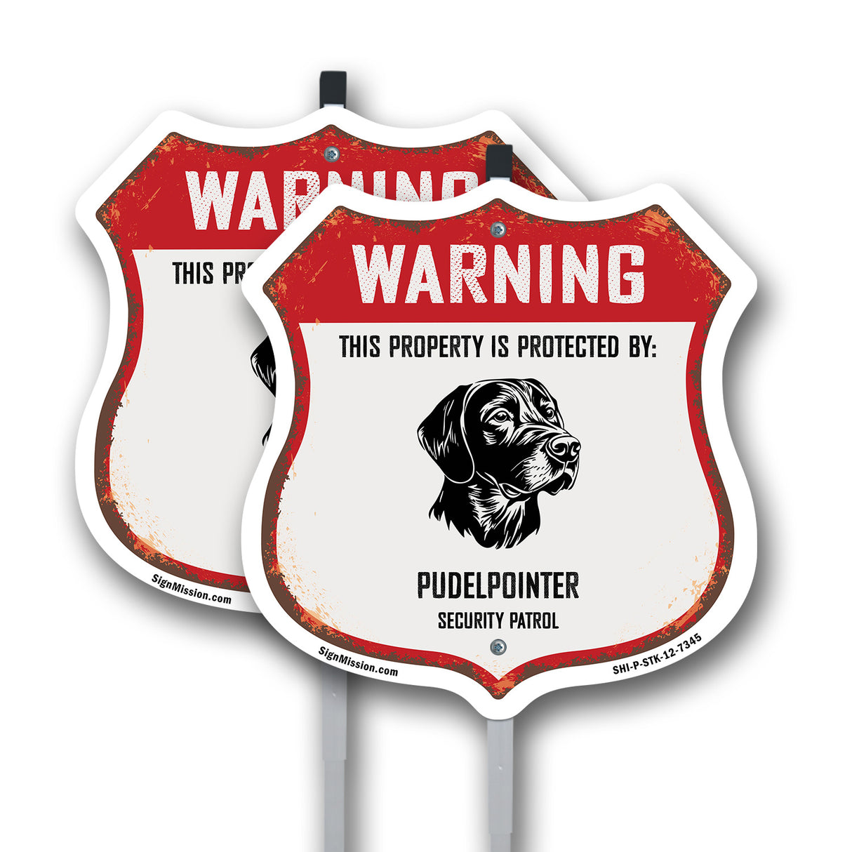 Warning This Property is Protected by Pudelpointer