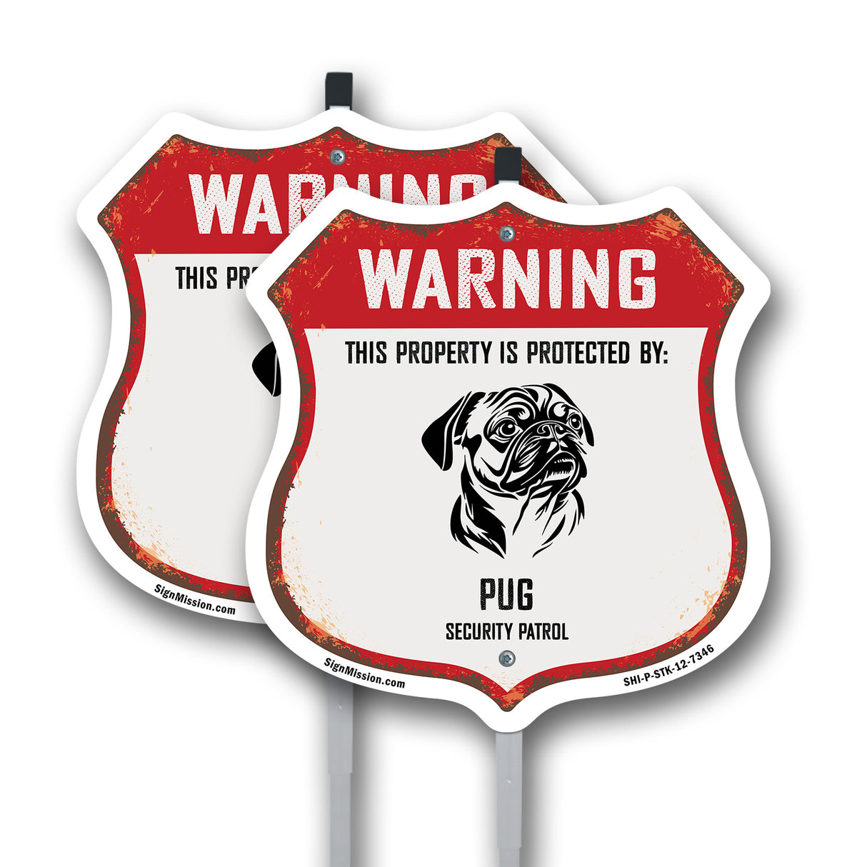 Warning This Property is Protected by Pug