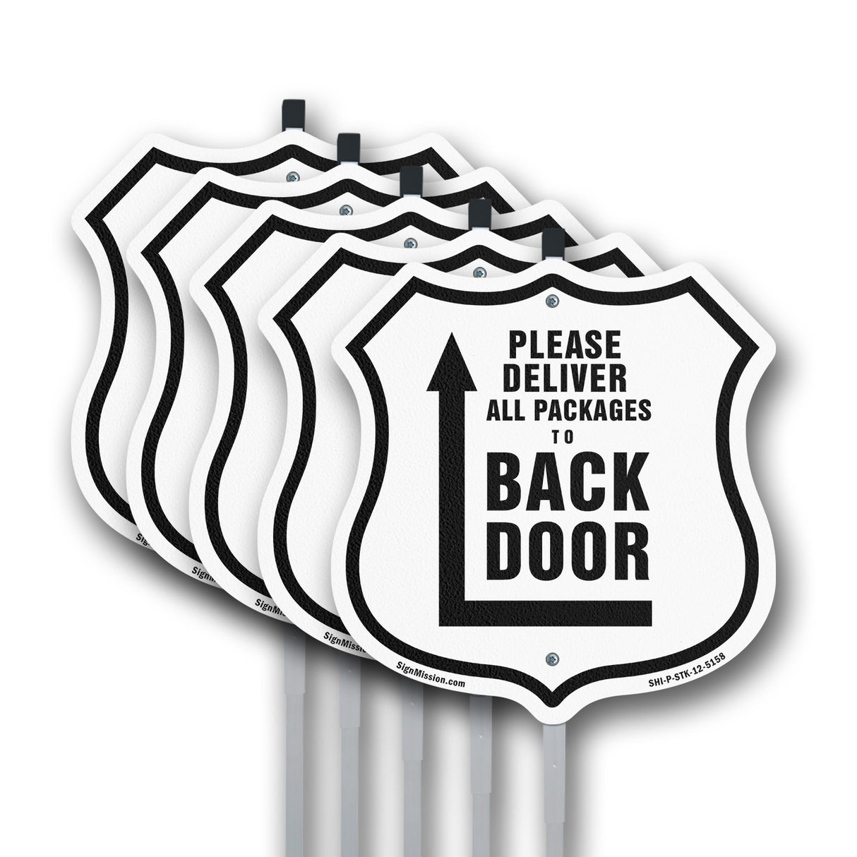 Please Deliver All Packages To Back Door Left