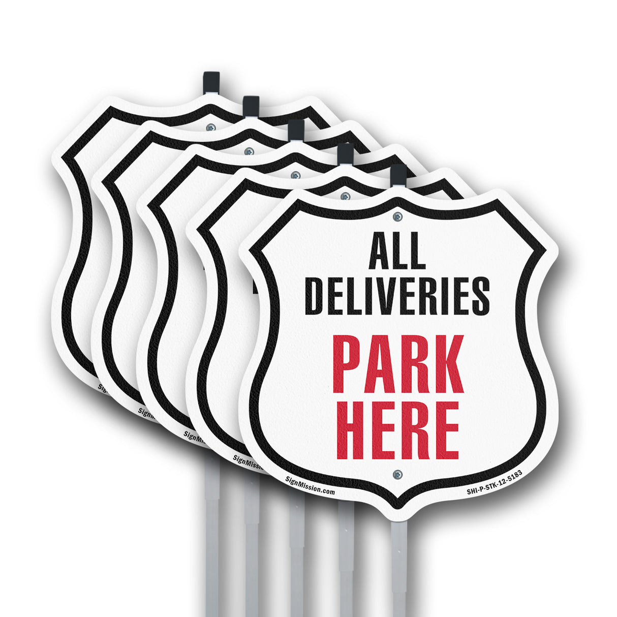 All Deliveries Park Here