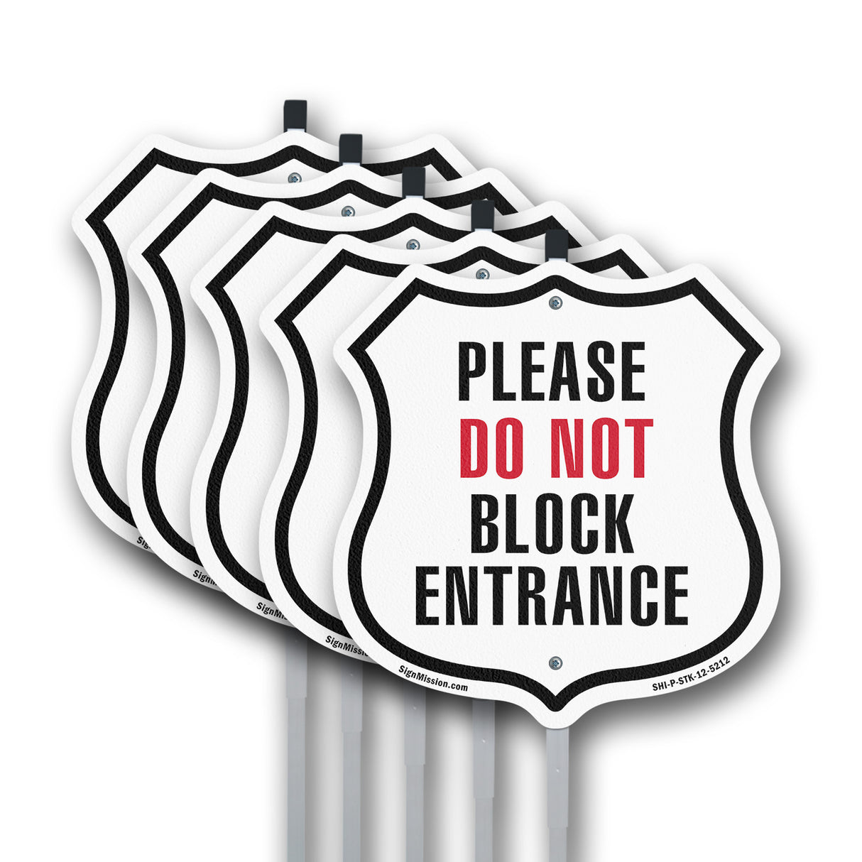 Please Do Not Block Entrance