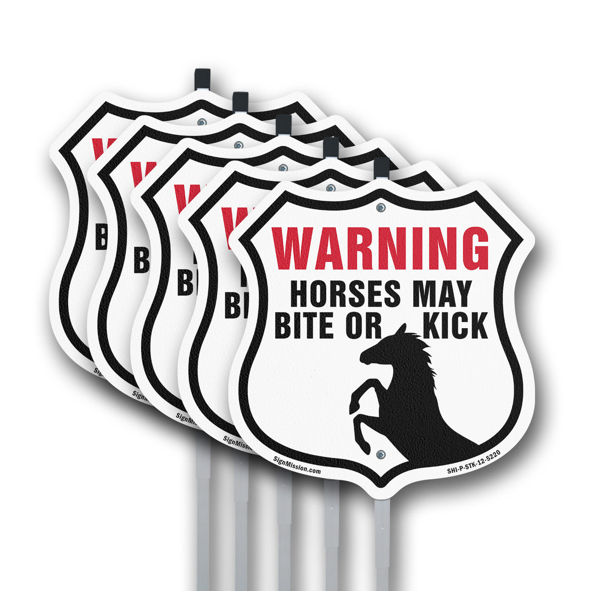 Warning Horses May Bite Or Kick