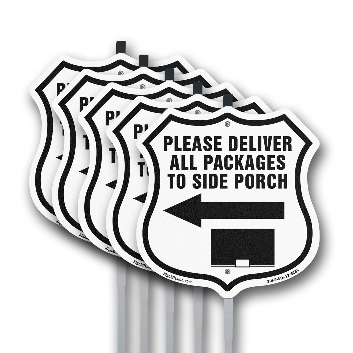 Please Deliver All Packages To Side Porch Left