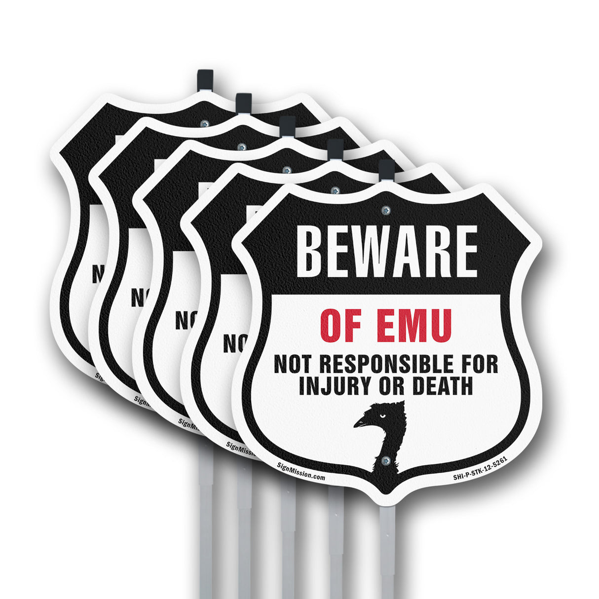 Beware Of Emus Not Responsible For Injury Or Death