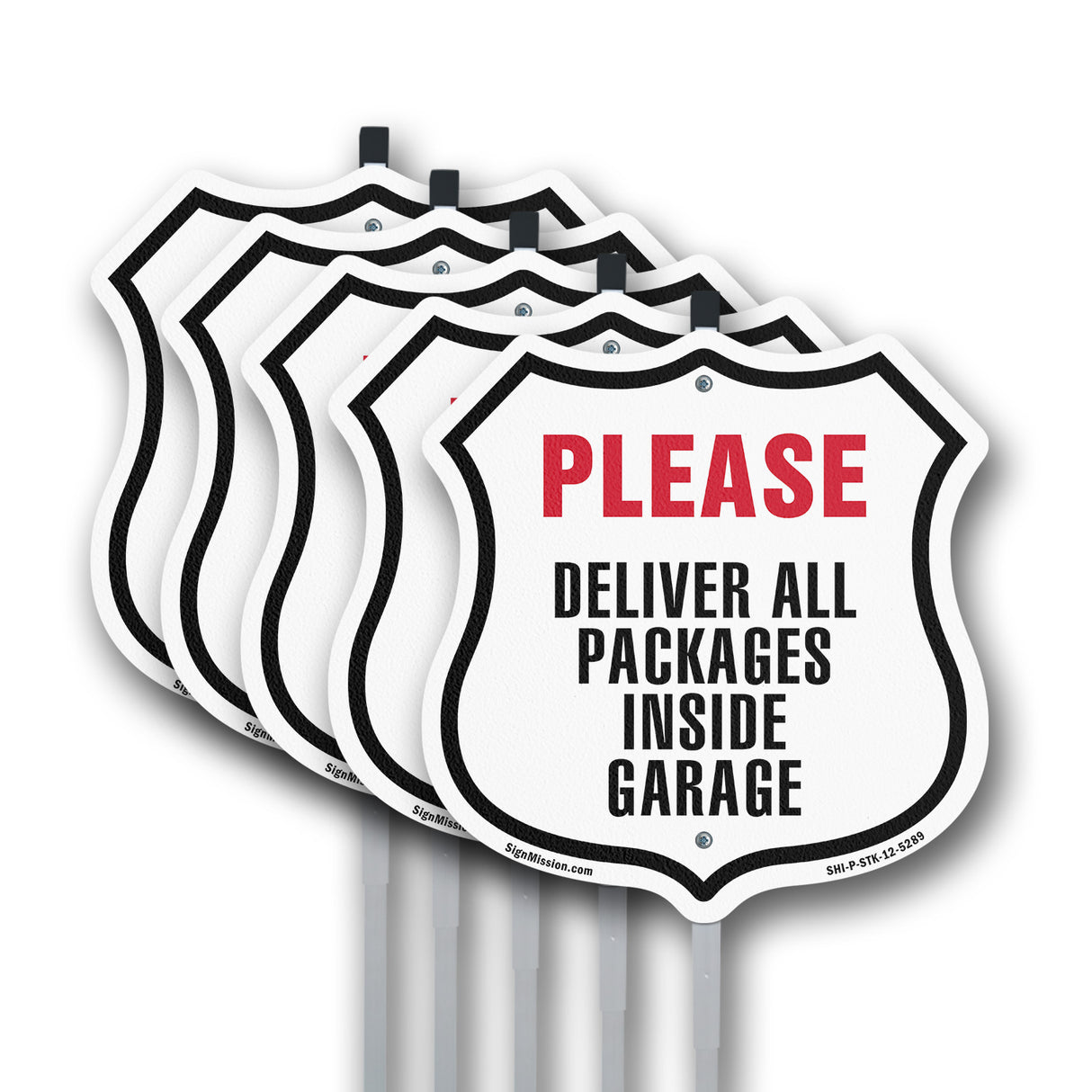 Please Deliver All Packages Inside Garage
