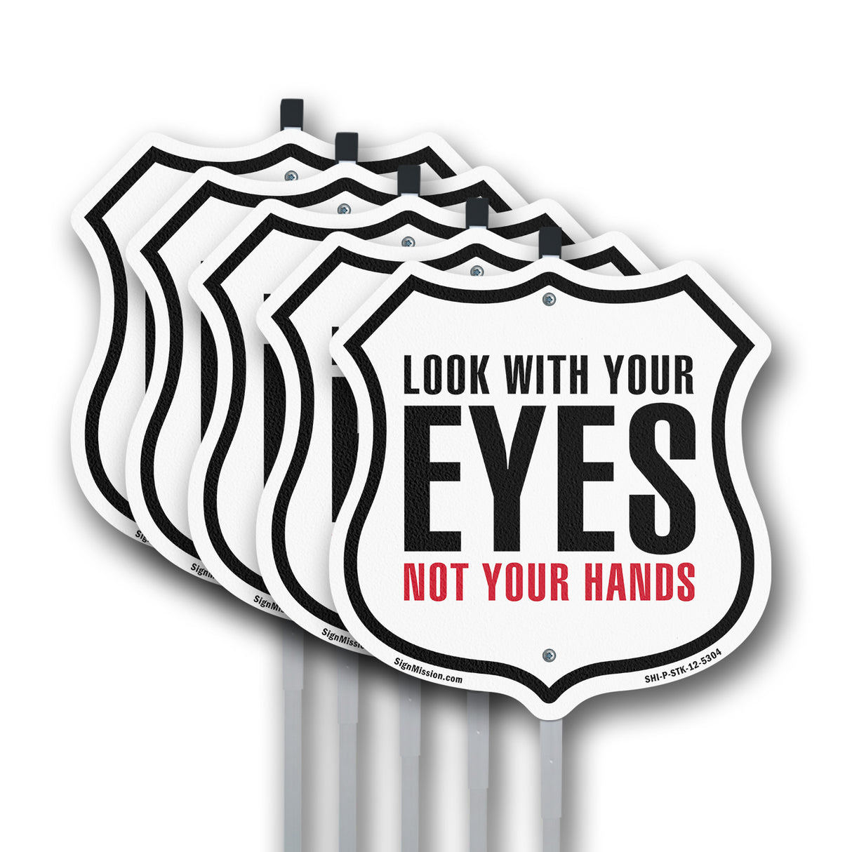 Look With Your Eyes Not Your Hands