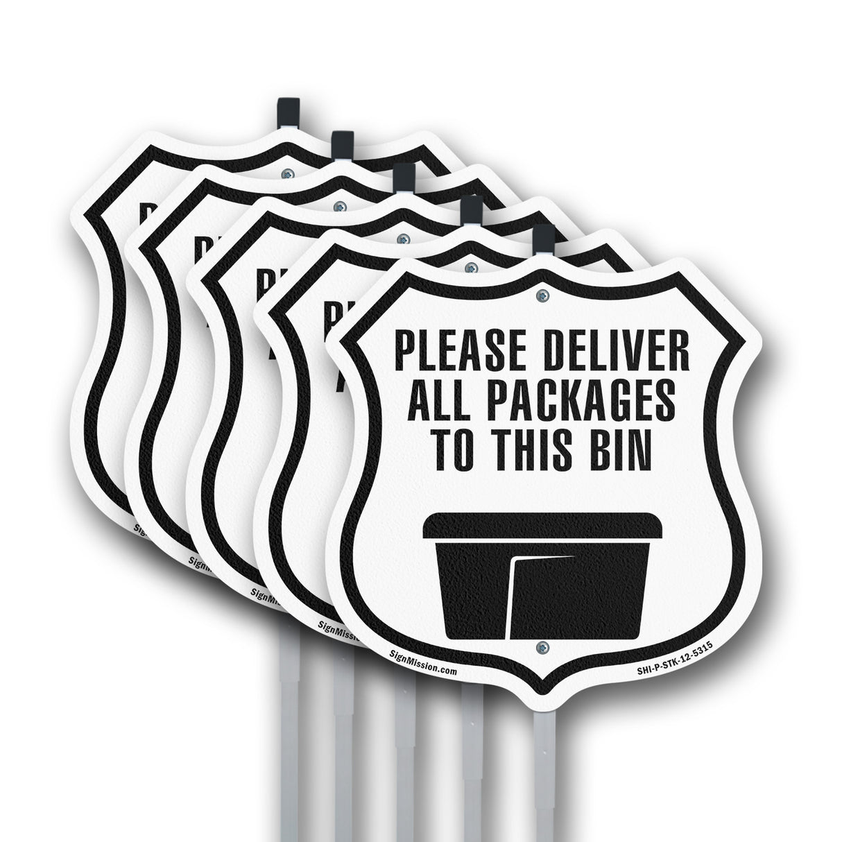 Please Deliver All Packages To This Bin