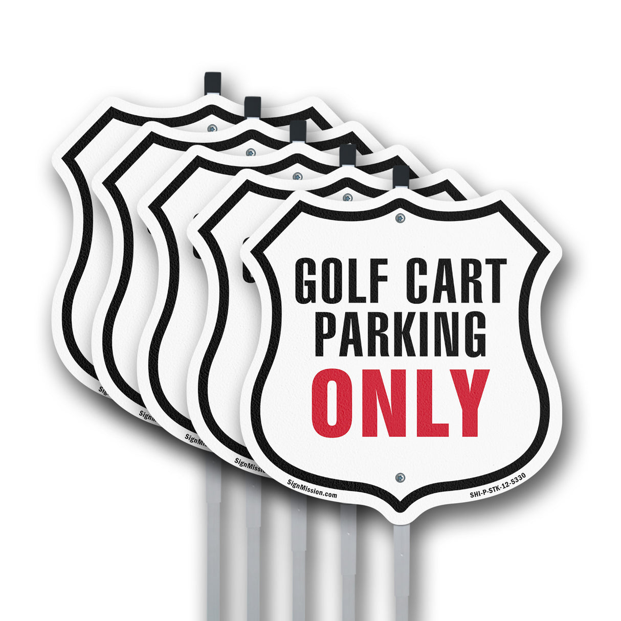 Golf Cart Parking Only