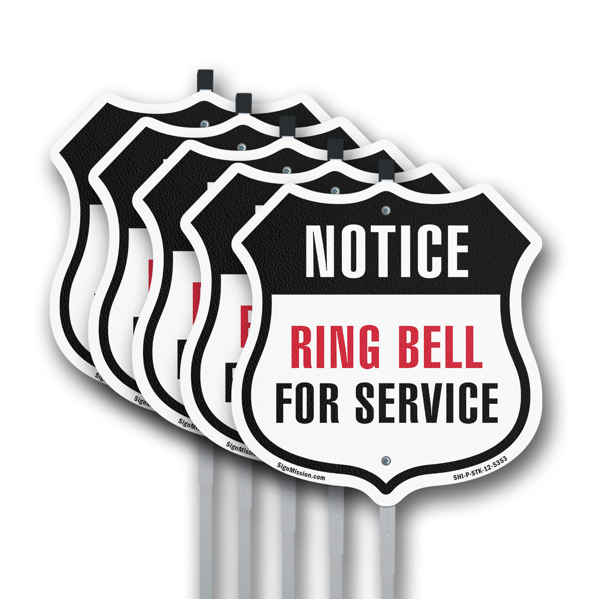 Notice Ring Bell For Service