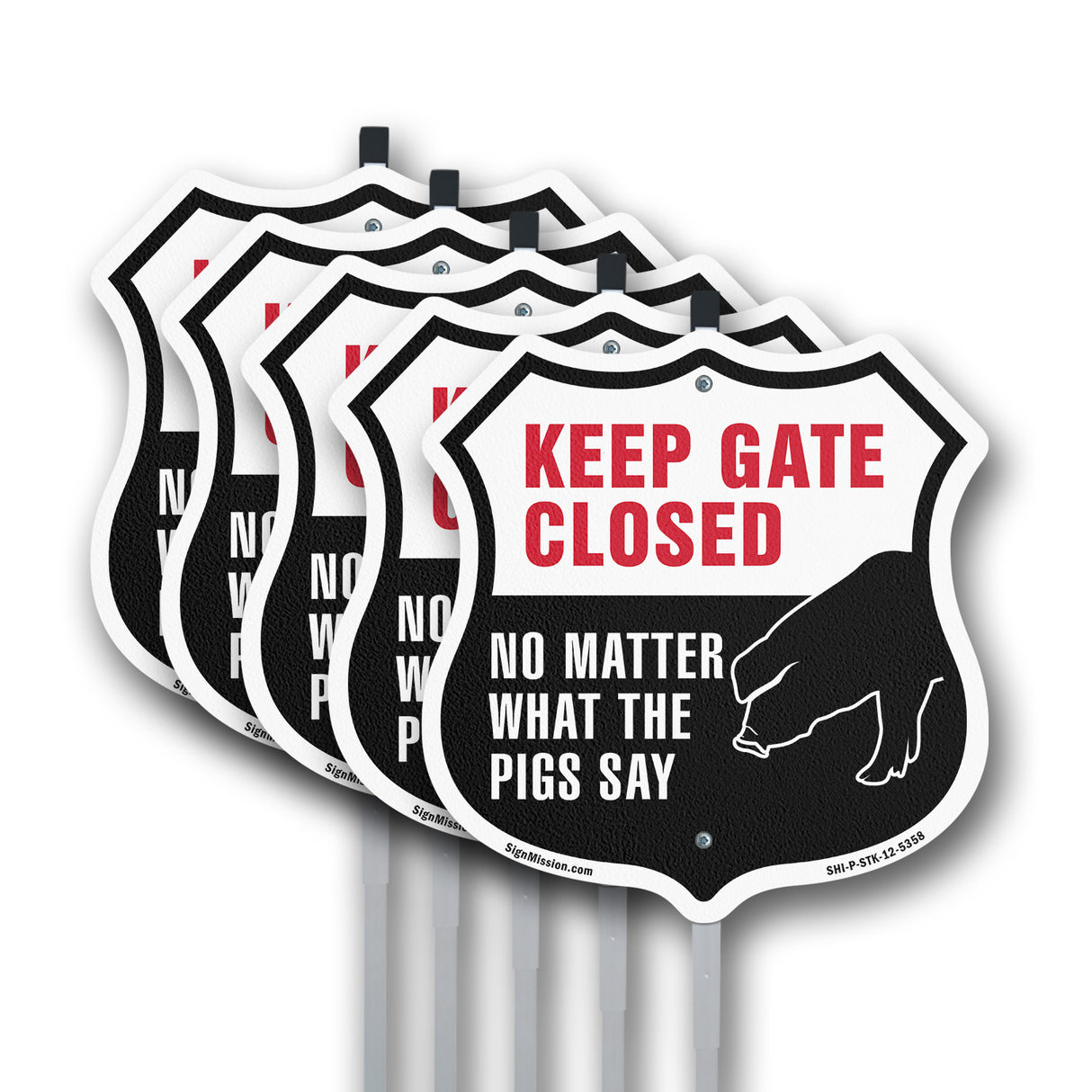 Keep Gate Closed No Matter What The Pigs Say