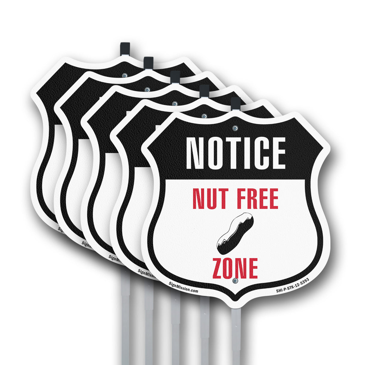 Notice Nut Free Zone