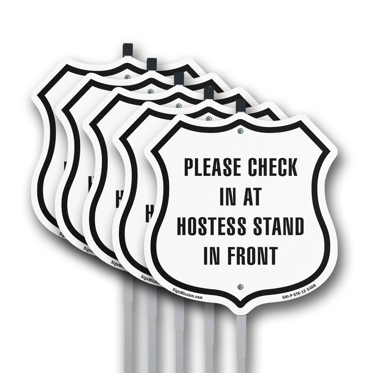 Please Check In At Hostess Stand At Front