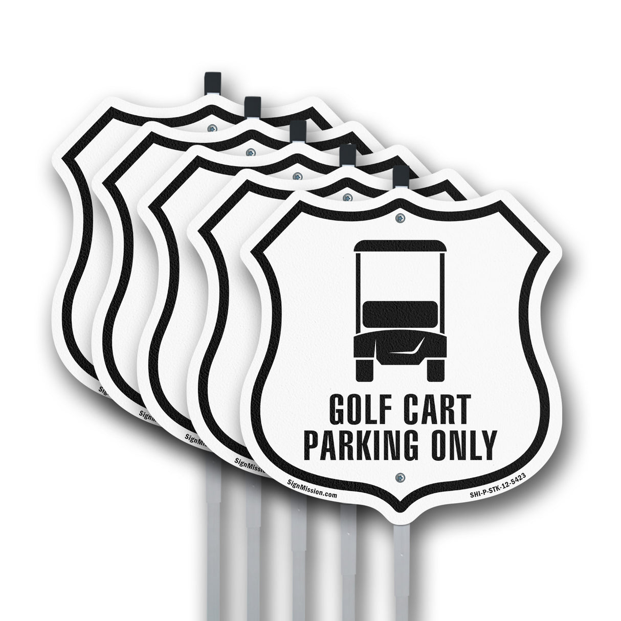 Golf Cart Parking Only