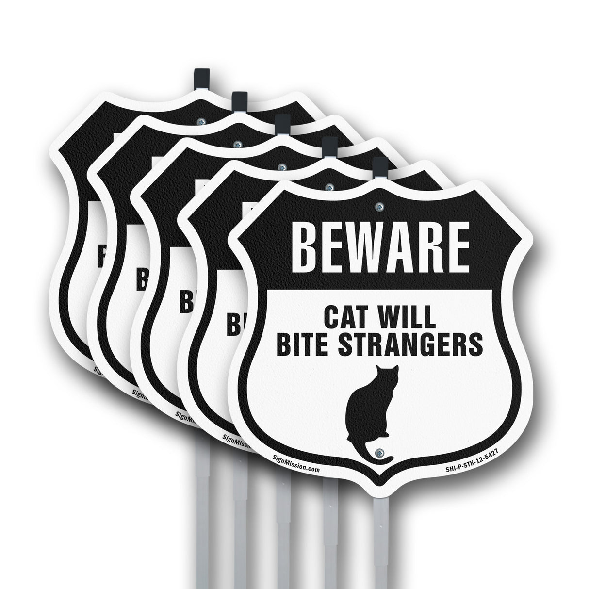 Beware Cat Will Bite Strangers
