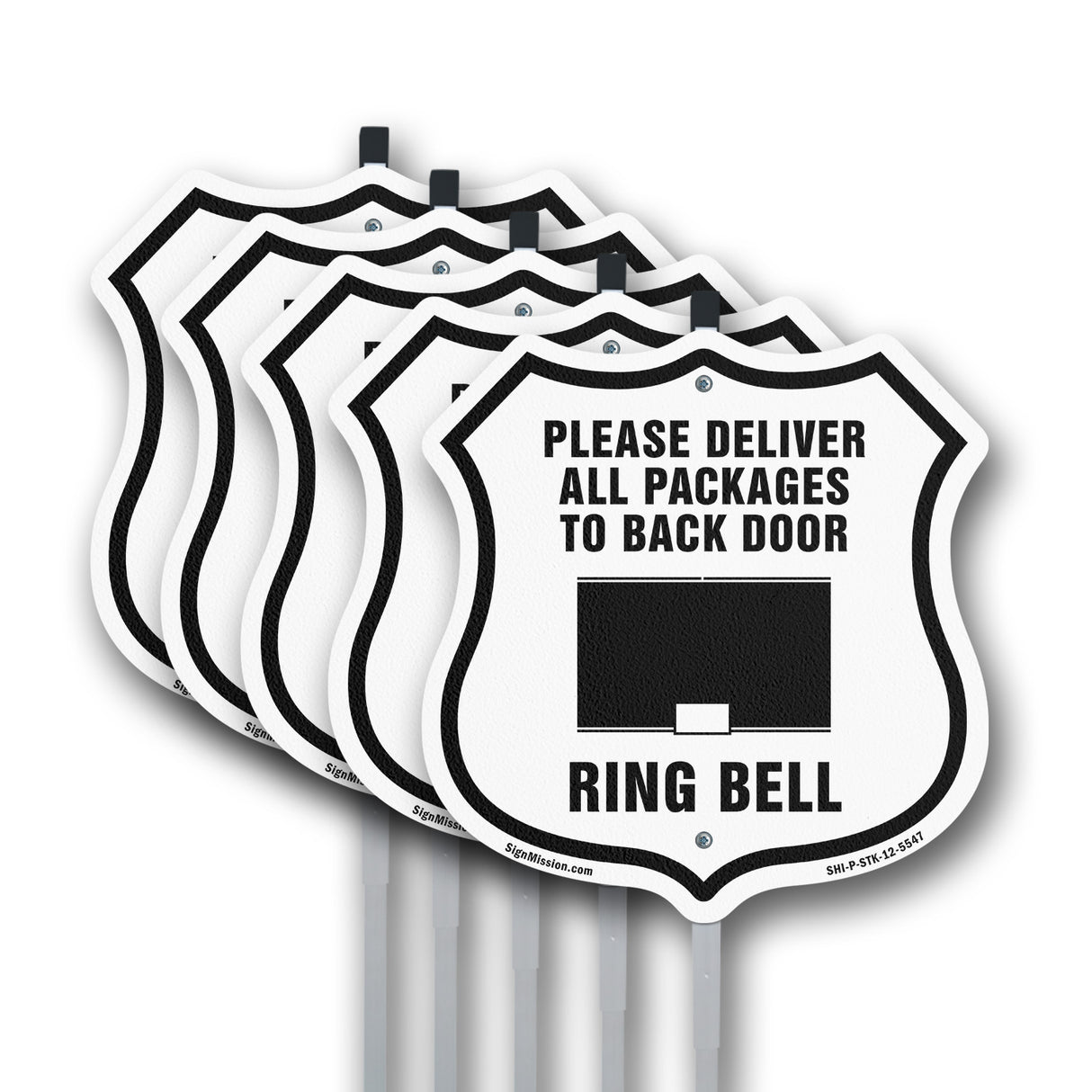 Please Deliver All Packages To Back Door Ring Bell