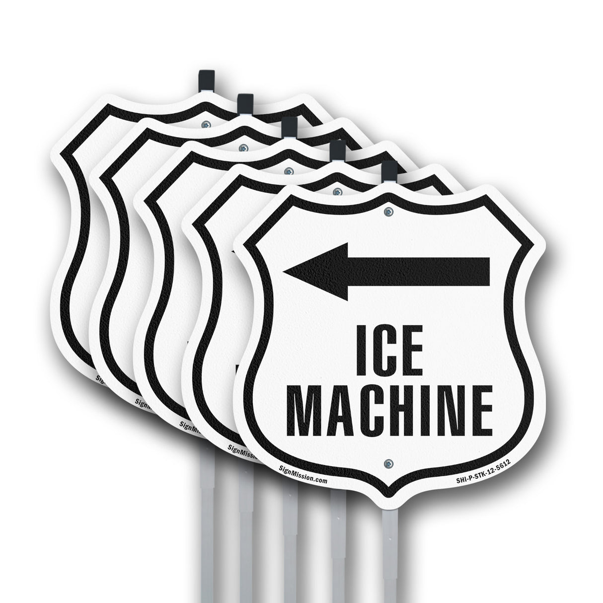 Ice machine left