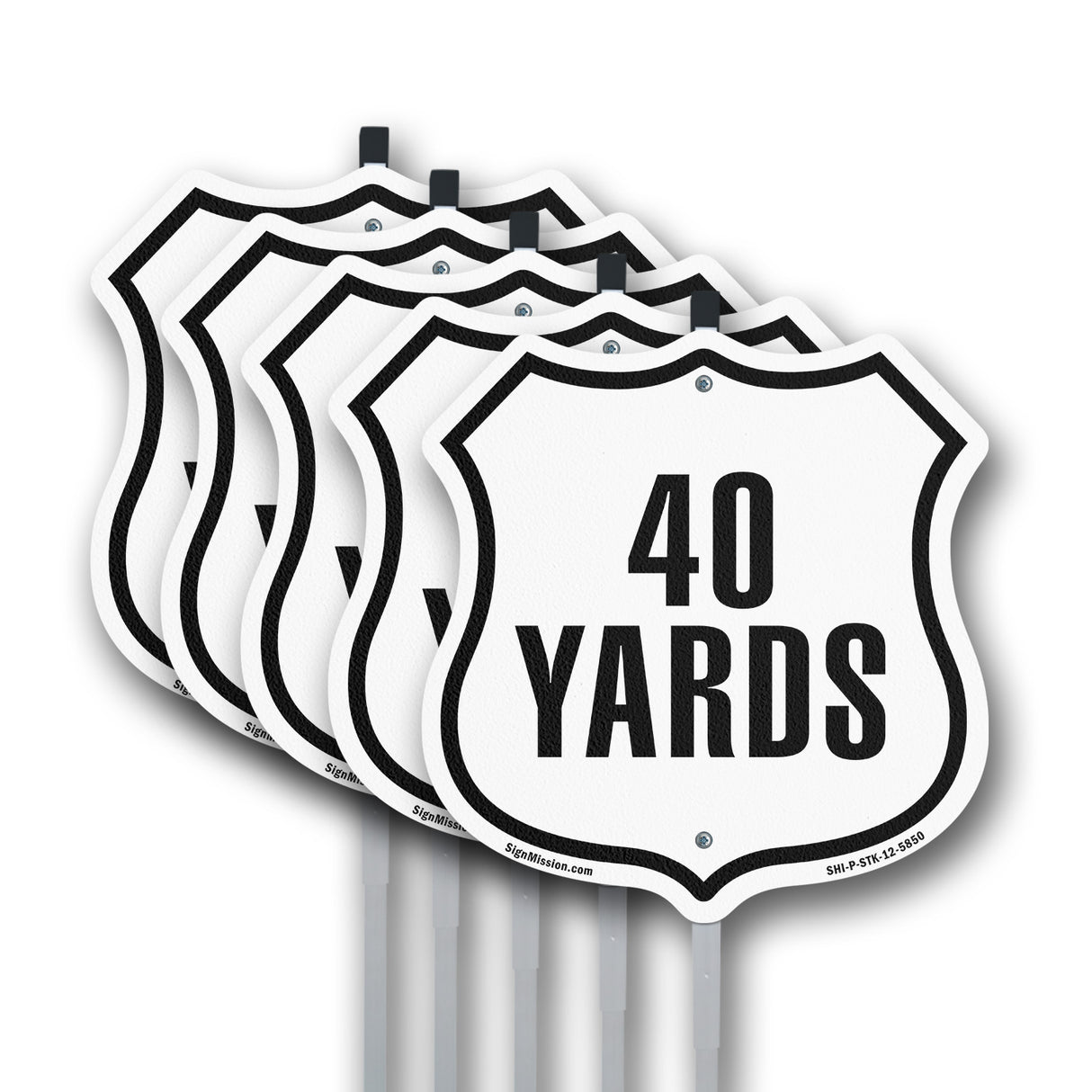 40 Yards Golf Course Running Race 5k Marathon Distance Marker