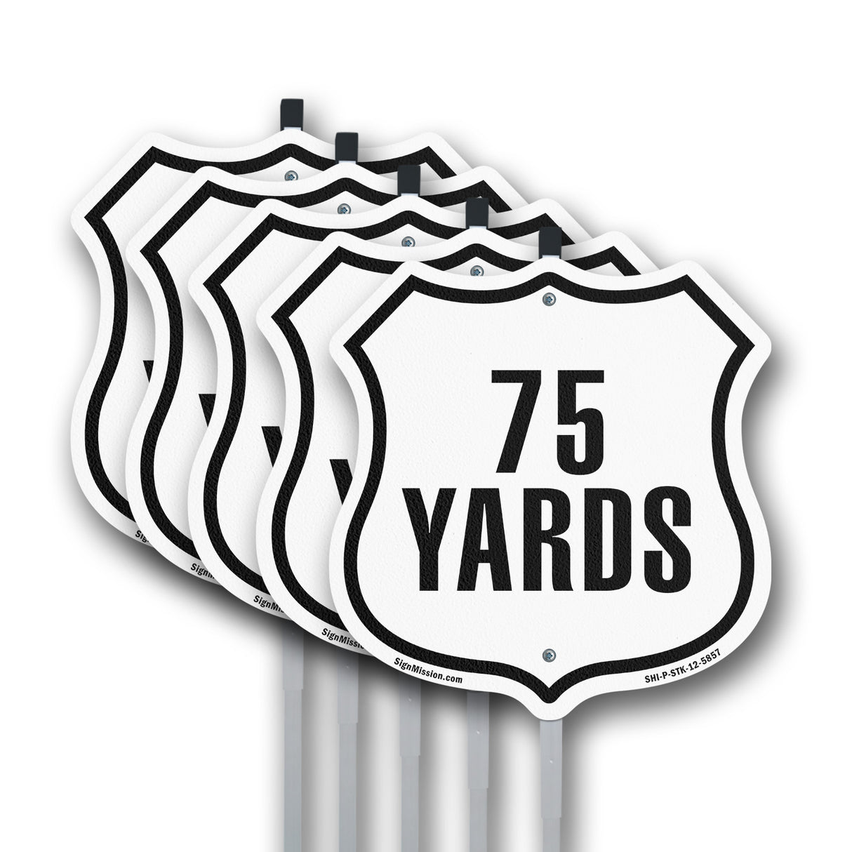 75 Yards Golf Course Running Race 5k Marathon Distance Marker