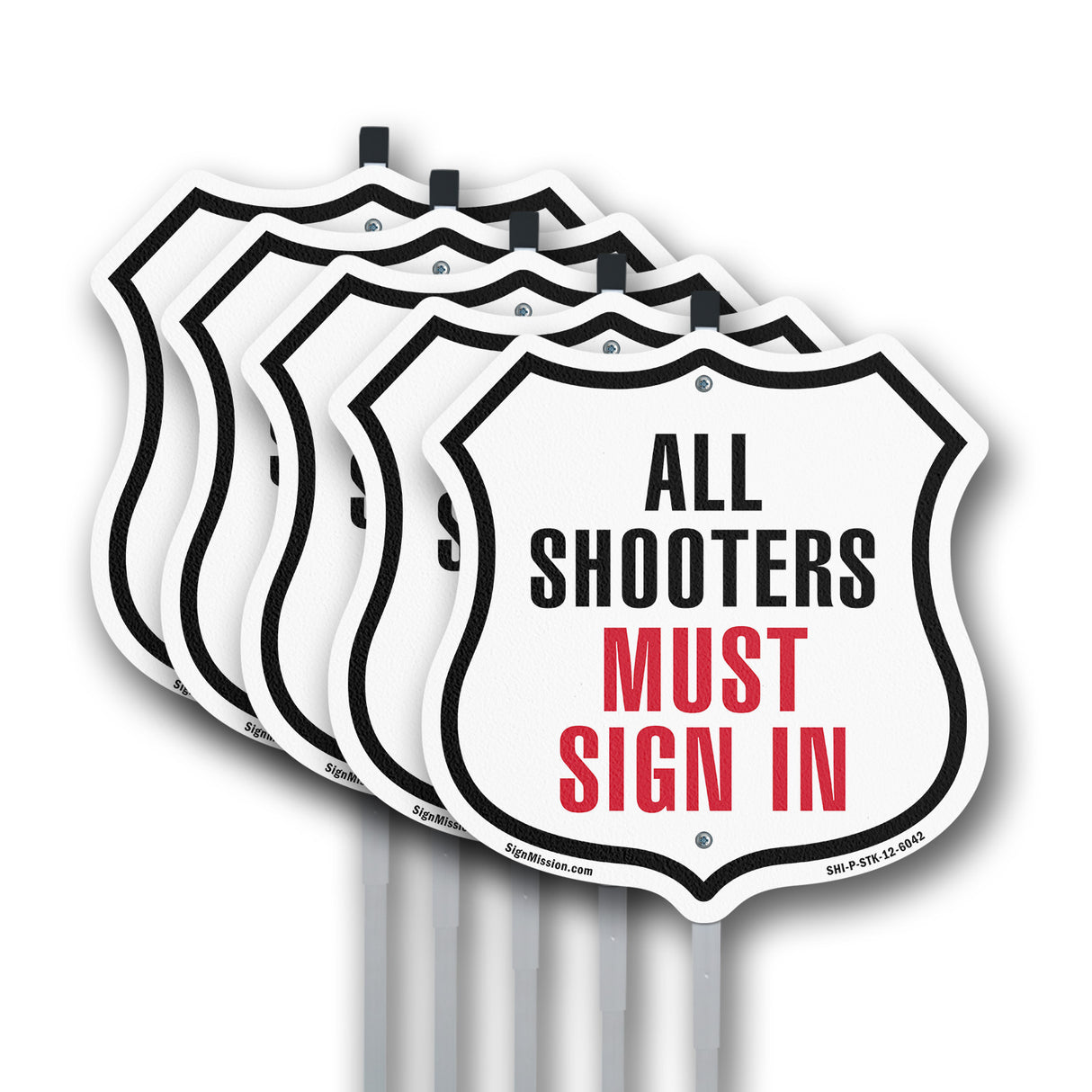 All Shooters Must Sign In