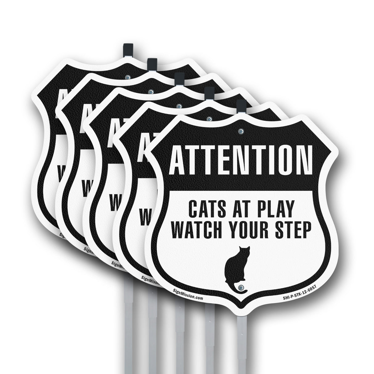 Attention - Cats at Play please watch your step