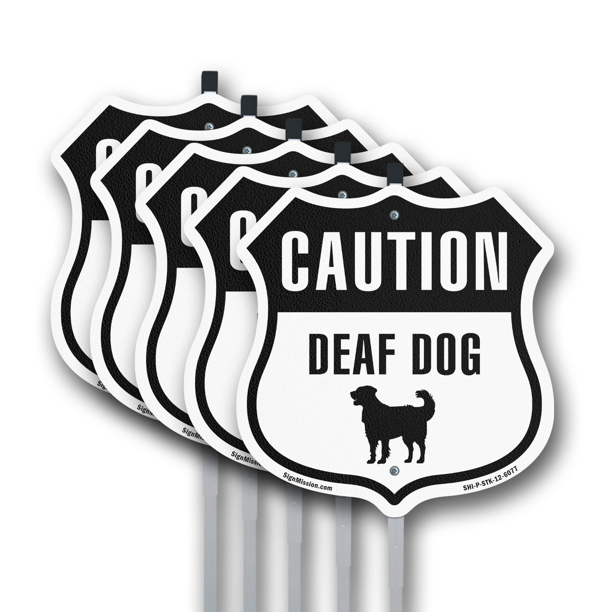 Caution Deaf Dog